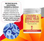 LEVADURA DE ARROZ ROJO CON Q10 Y PROBIÓTICOS 120 CÁPSULAS