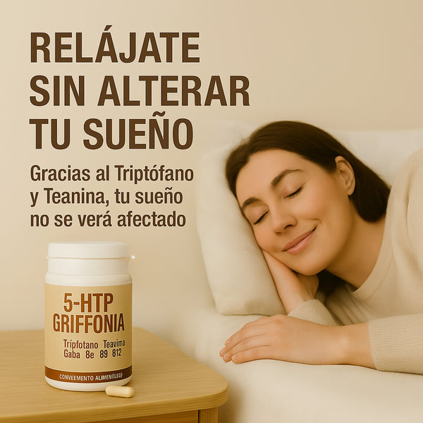 5-HTP CON GRIFFONIA | BIENESTAR EMOCIONAL SIN AFECTAR TU SUEÑO