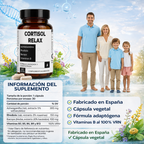 Cortisol Relax PRO | Antiestrés Avanzado con Ashwagandha, Rodiola, Bacopa y Vitaminas B