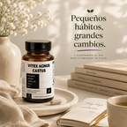 VITEX AGNUS CASTUS | Equilibrio Menstrual Avanzado con Sauzgatillo, Jengibre, Hierro, Zinc y Vitamina B6